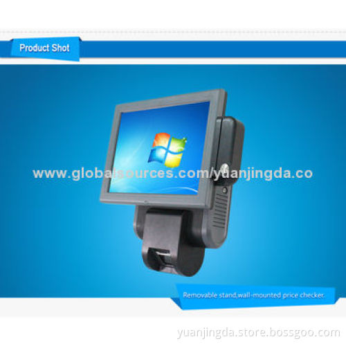 Fashionable Touch Screen POS System with VFD Customer Display